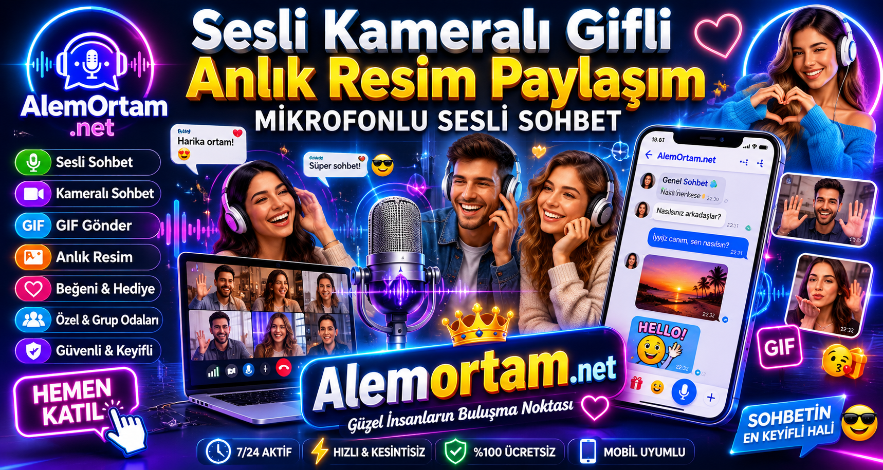 Canli Sesli chat